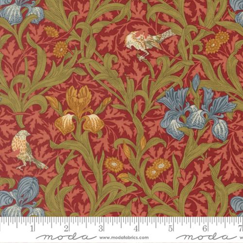 Morris Muse ~ Iris Florals ~ 13380 16 Russet