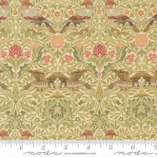 Morris Muse ~ Birds Damask ~ 13381 11 Parchment