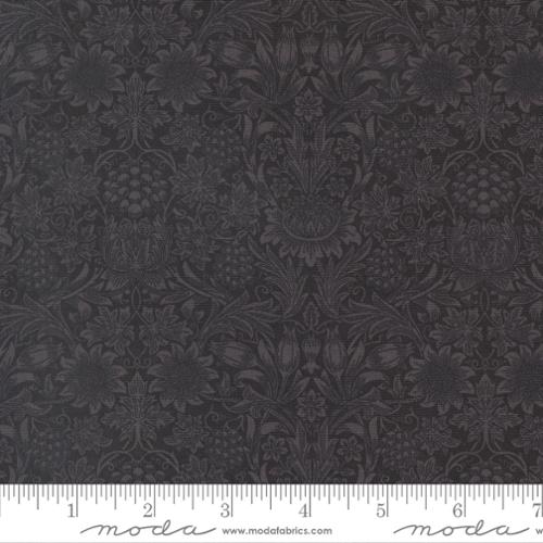 Morris Muse ~ Sunflower Damask ~ 13386 15 Ebony