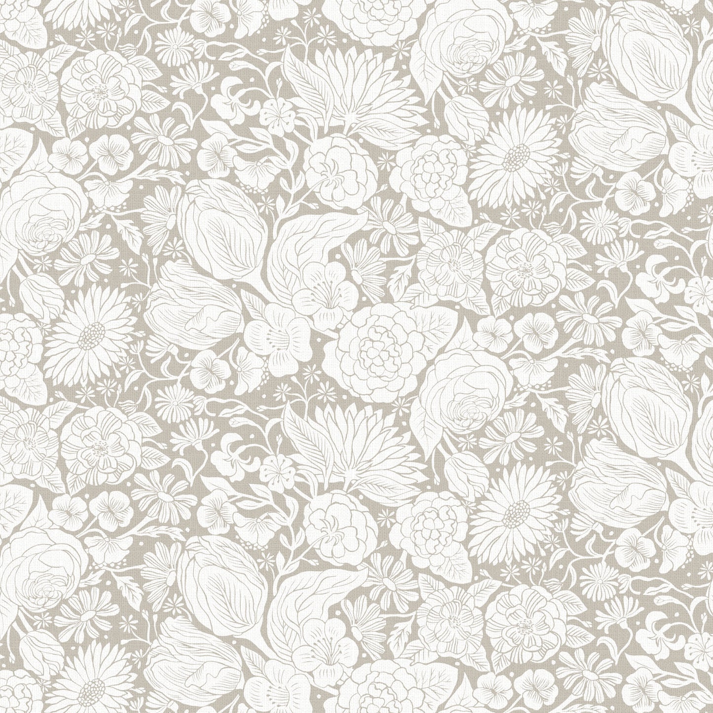 Folktale ~ Floral ~ 90973-10 White