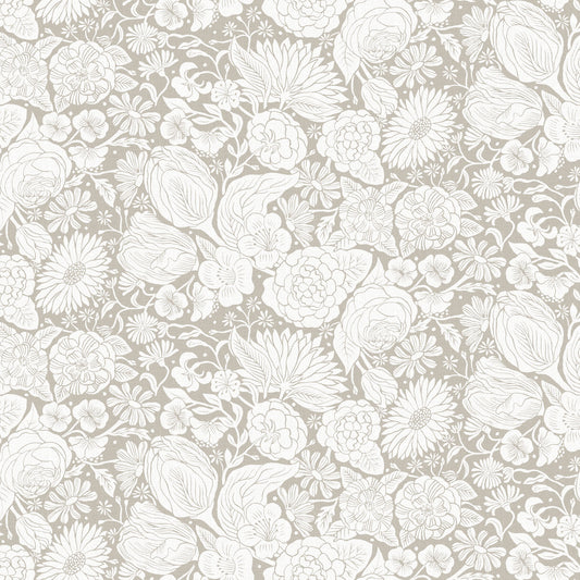 Folktale ~ Floral ~ 90973-10 White