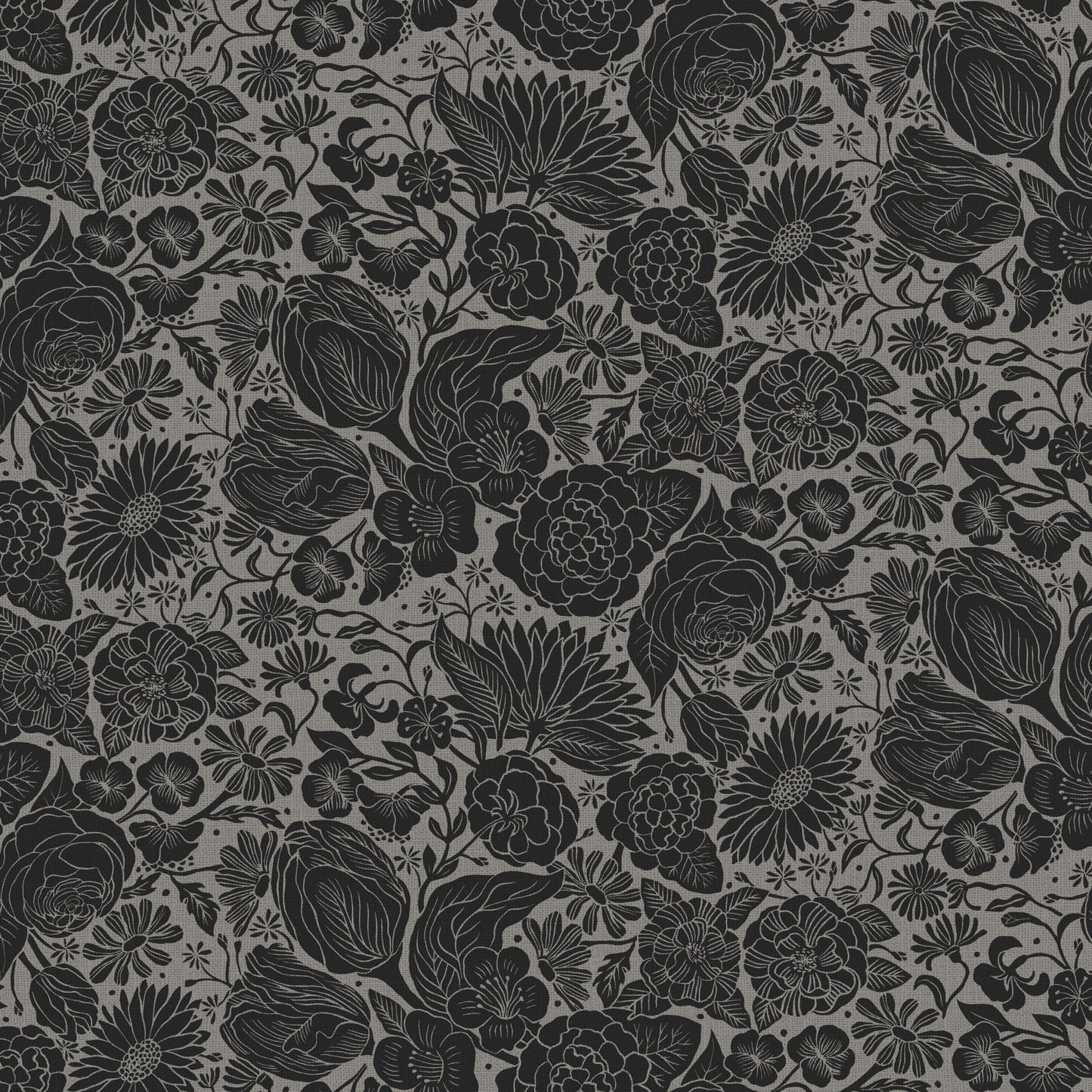 Folktale ~ Floral ~ 90973-99 Black