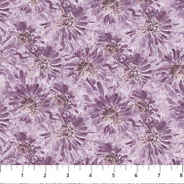 Flourish ~ Floral Text ~ 91175-81 Purple