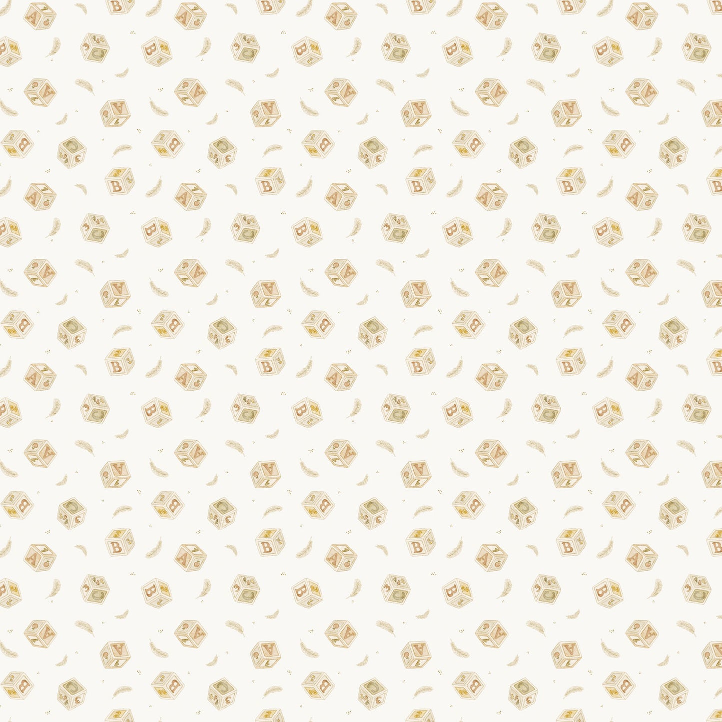 Tiny Waddles ~ Blocks ~ 91183-11 Cream