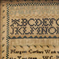 The Wishing Thorn | Margaret Corliess 1794 Sampler Pattern