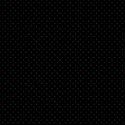 Dusk ~ Ditsy Dots ~ 92041-99 Black Multi