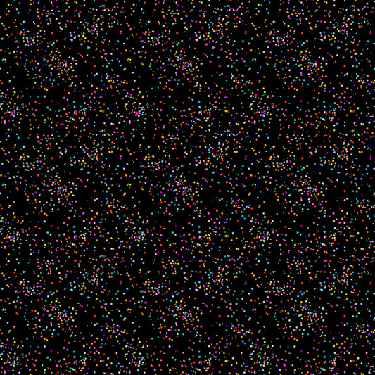 Dusk ~ Sprinkles ~ 92042-99 Black Multi