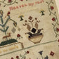 The Wishing Thorn | Mary Elizabeth Leet 1865 Sampler
