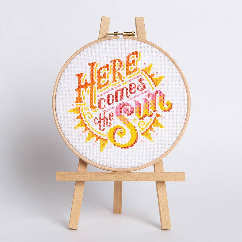 Here Comes the Sun - Cross Stitch Kit: Standard kit with 14 count aida