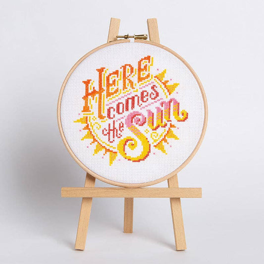 Here Comes the Sun - Cross Stitch Kit: Standard kit with 14 count aida
