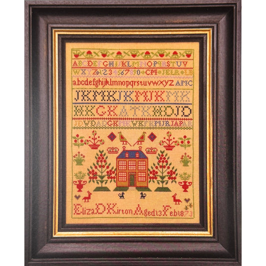 Hands Across The Sea Samplers | Elizabeth Duff Kirton 1873