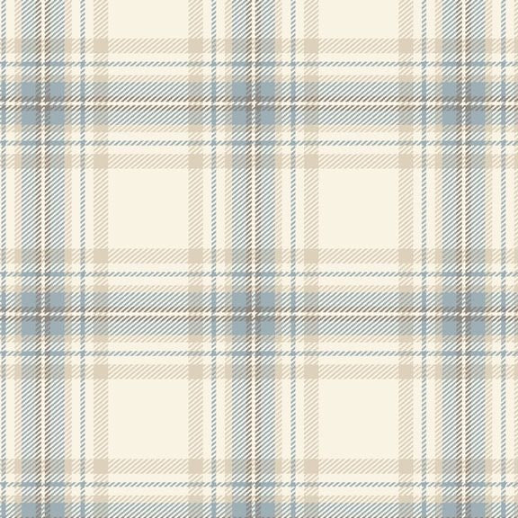 Minky Medley 2 ~ Sky Plaid Minky ~ M090980D  SKY