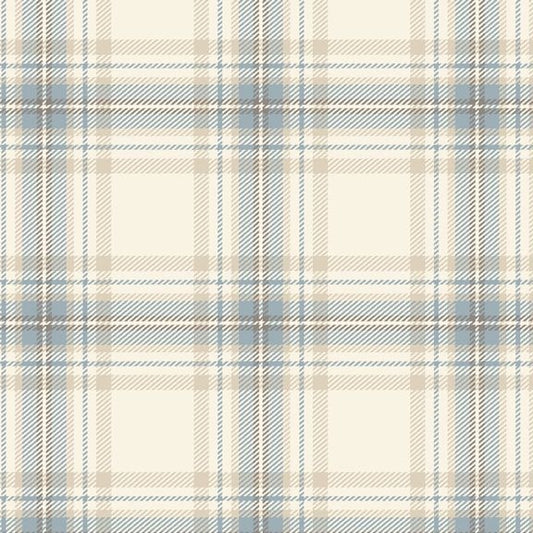 Minky Medley 2 ~ Sky Plaid Minky ~ M090980D  SKY