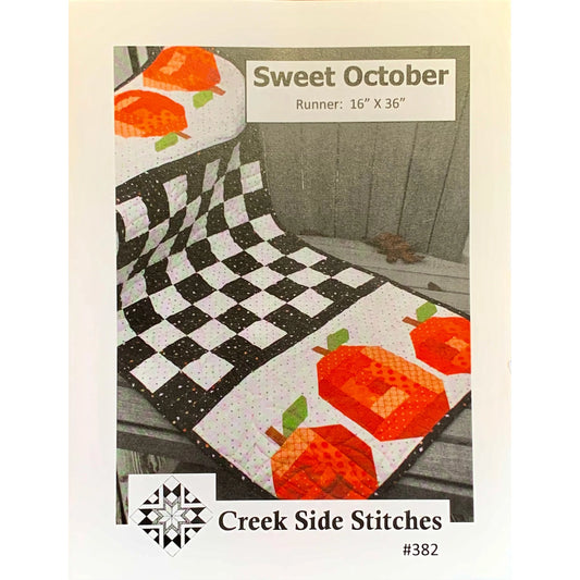 Creek Side Stitches ~ Sweet October Quilt Pattern