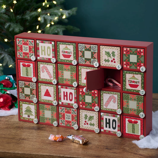 Christmas Quilt Countdown Box