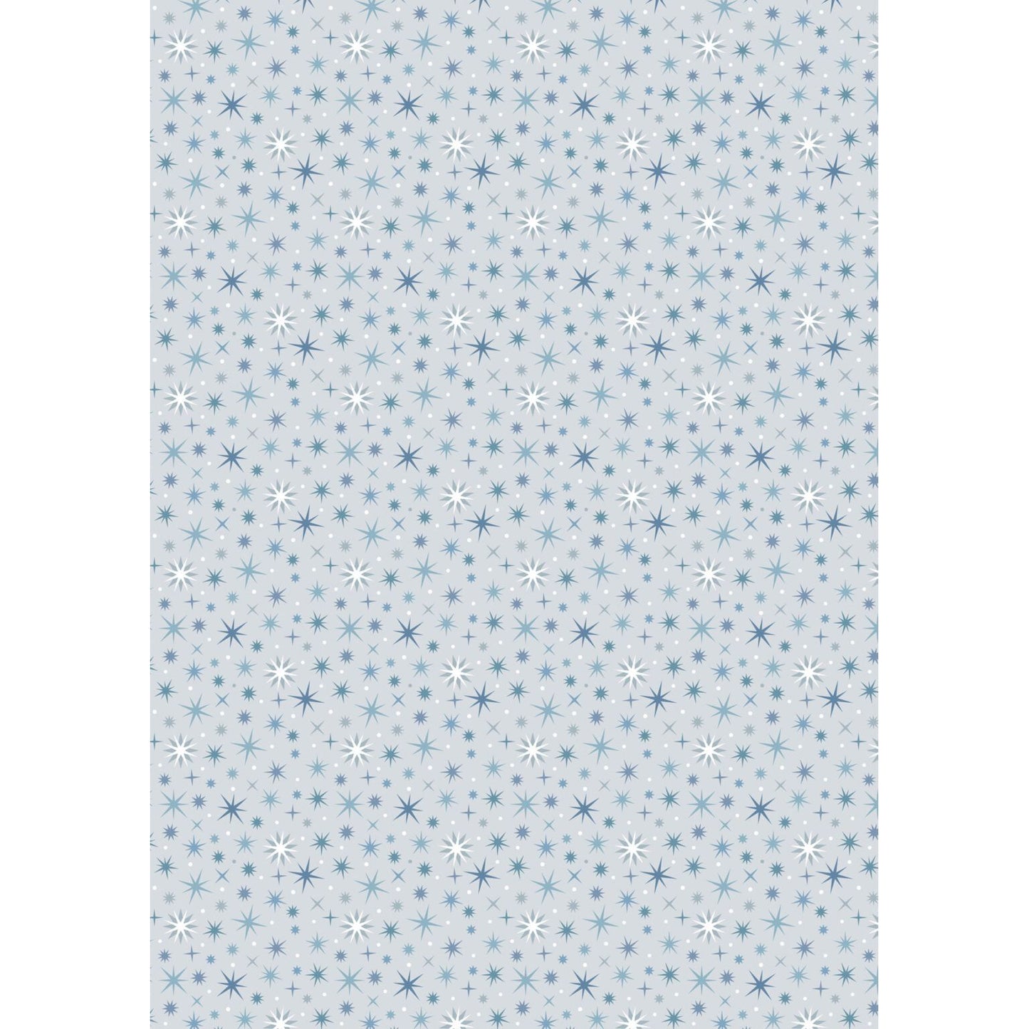 A Winter's Moon ~ Twinkling Stars ~ A948 A light silver with pearl