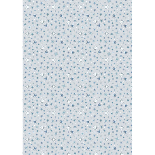 A Winter's Moon ~ Twinkling Stars ~ A948 A light silver with pearl