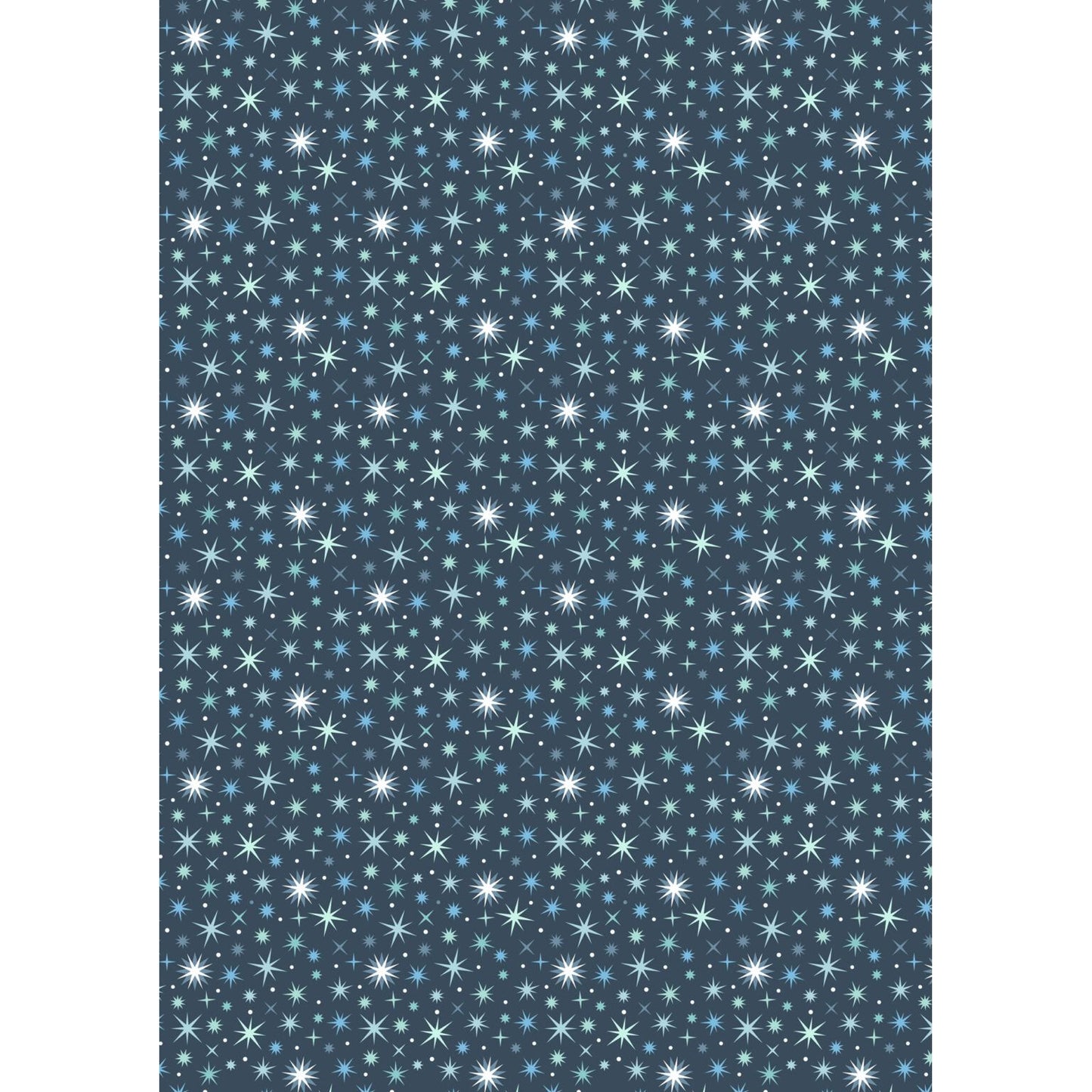 A Winter's Moon ~ Twinkling Stars ~ A948 C midnight blue with pearl
