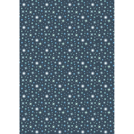 A Winter's Moon ~ Twinkling Stars ~ A948 C midnight blue with pearl