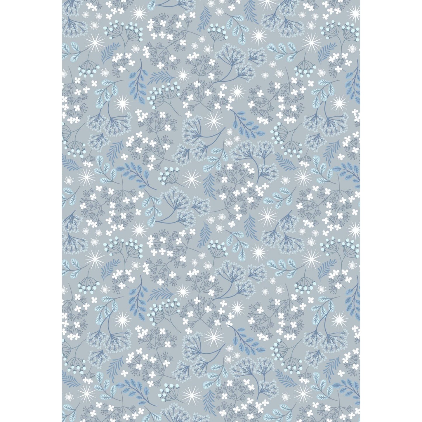 A Winter's Moon ~ Frosted Foliage ~ A949 A grey with pearl