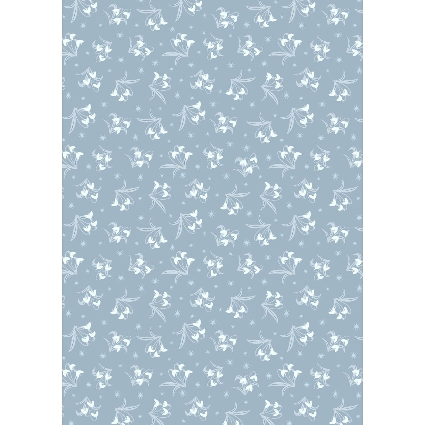 A Winter's Moon ~ Snowdrops~ A951 A Grey with Pearl