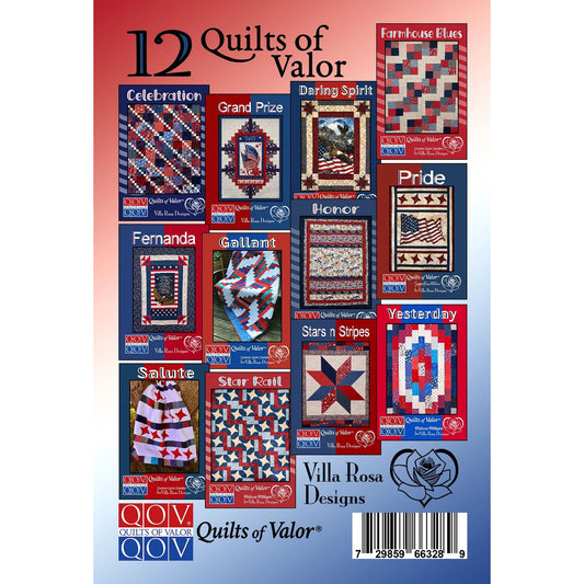 Villa Rosa Designs ~ 12 Quilts of Valor