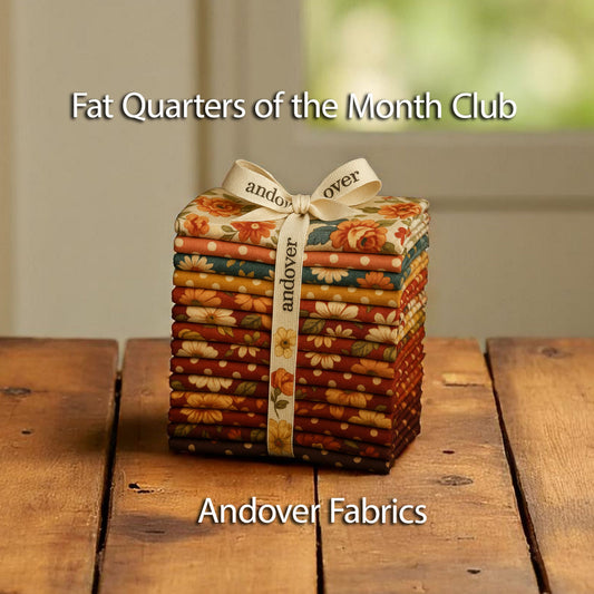 Quilt Works Fat Quarters Monthly Subscription Club - The Andover Collection