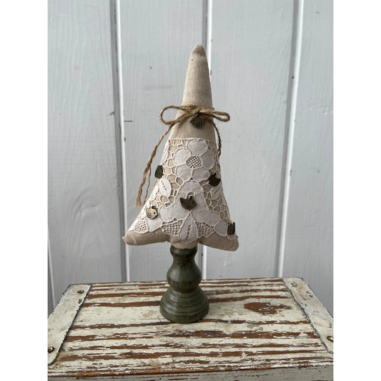 Paxe's Designs ~ Ecru Tree with Bird Charms