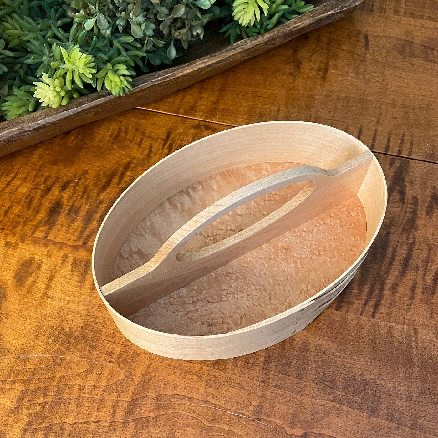 Keller Krafted | #4 Shaker Divided Carrier - Maple Band/Bird's Eye Bottom