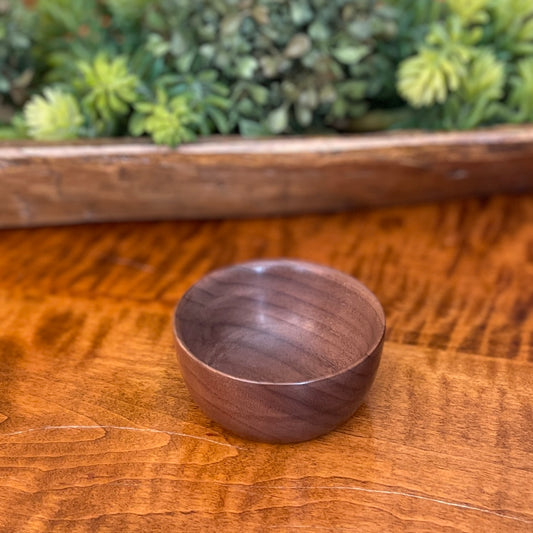 Hand-Crafted Wood Ort Bowl