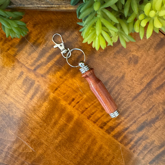 Hand-Turned Wood Needle Case