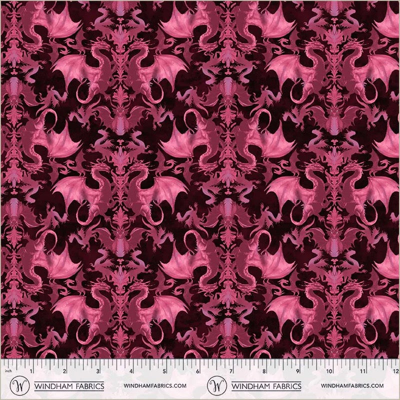 Dragon Kingdom ~ Heraldry ~ 54807D-2 Magenta