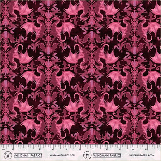 Dragon Kingdom ~ Heraldry ~ 54807D-2 Magenta