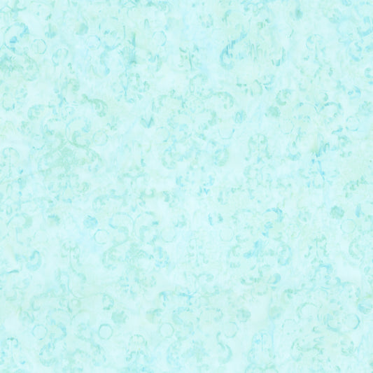 Watercolor Daisies ~BT23241-271 Adriatic Mist