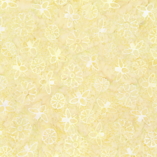 Watercolor Daisies ~ BT23242-262 Yellow Cream