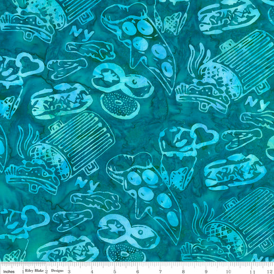 New York ~ BT23642-278 Teal Waterfall