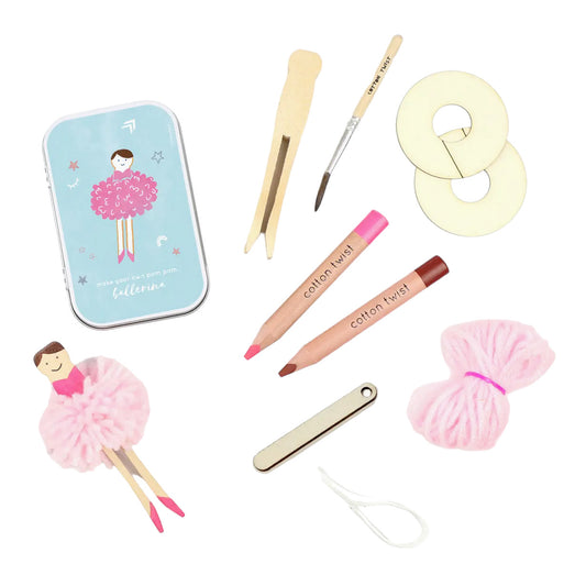 Make Your Own Pom Pom Ballerina Kit