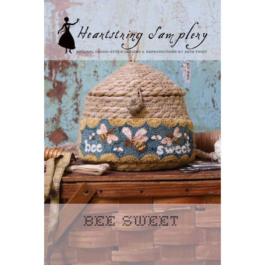 Heartstring Samplery ~ Bee Sweet Punch Needle Pattern