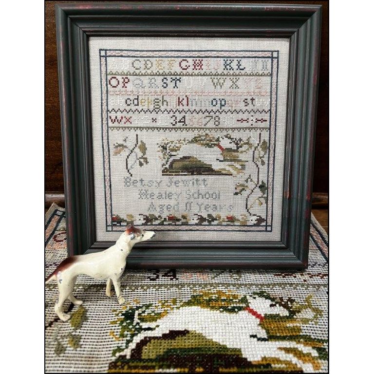 The Scarlett House ~ Betsy Jewitt Reproduction Sampler Pattern