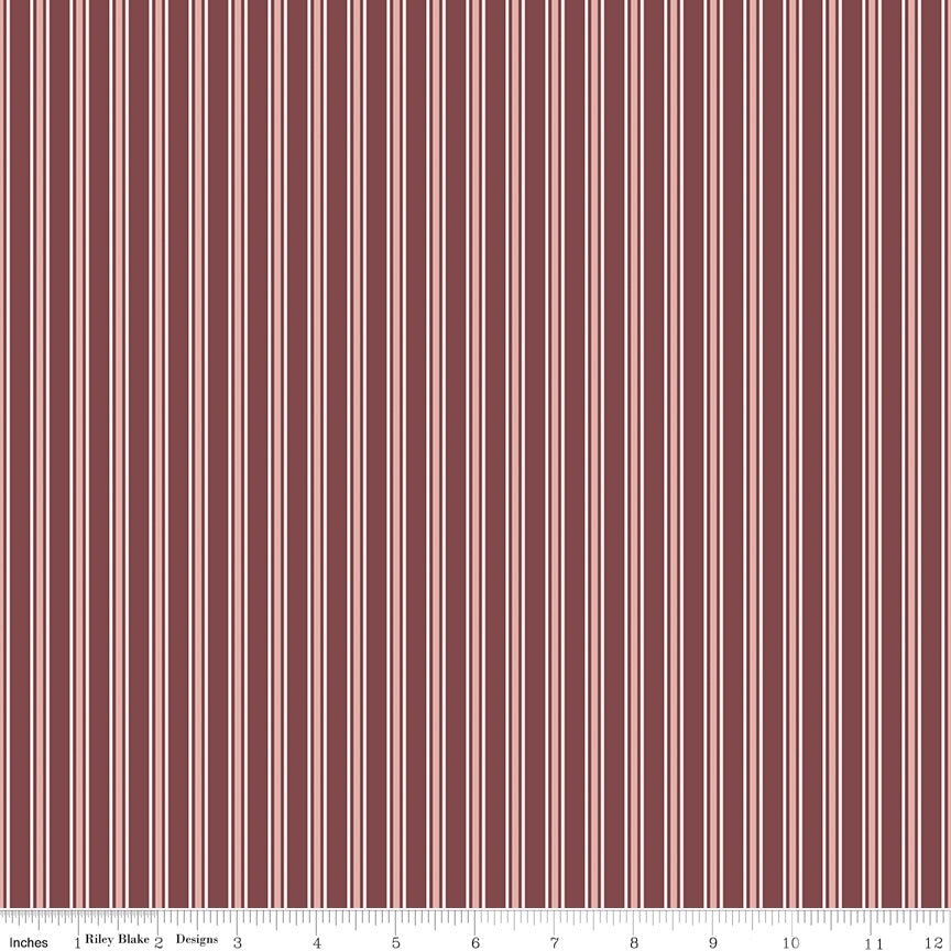 A Walk on the Prairie ~ Stripes ~ C15234-MARSALA