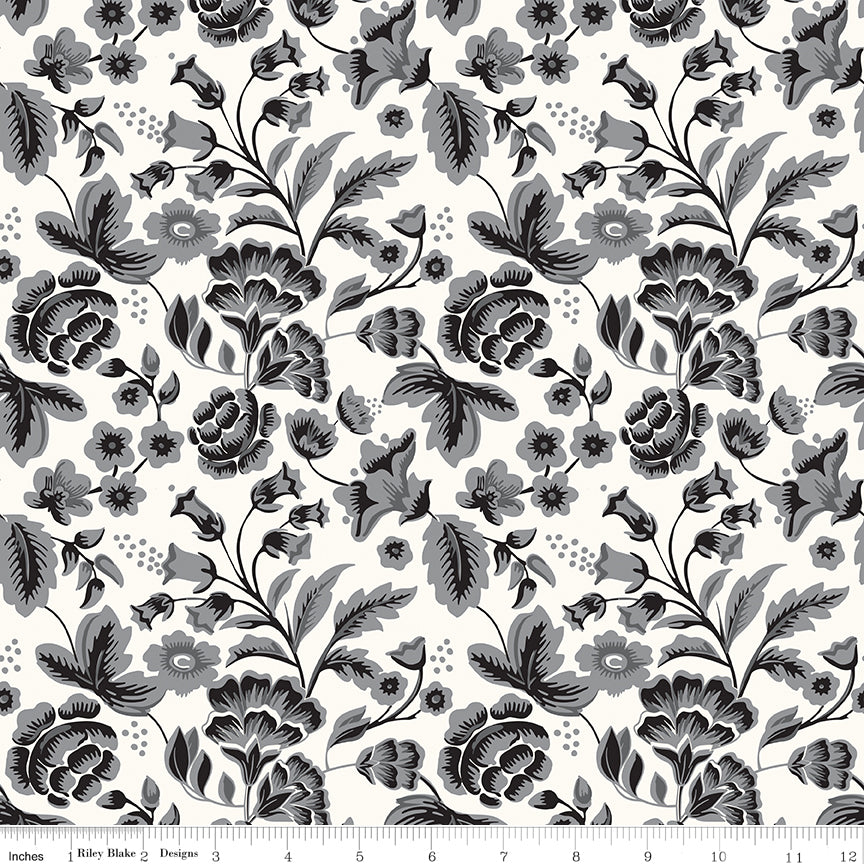 Midnight Meadow ~ Main ~ C15320-CREAM