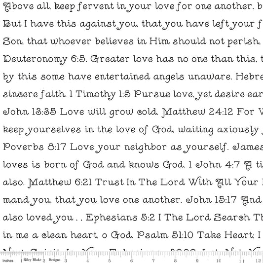 Take Heart ~ Love Scripture ~ C15388-WHITE