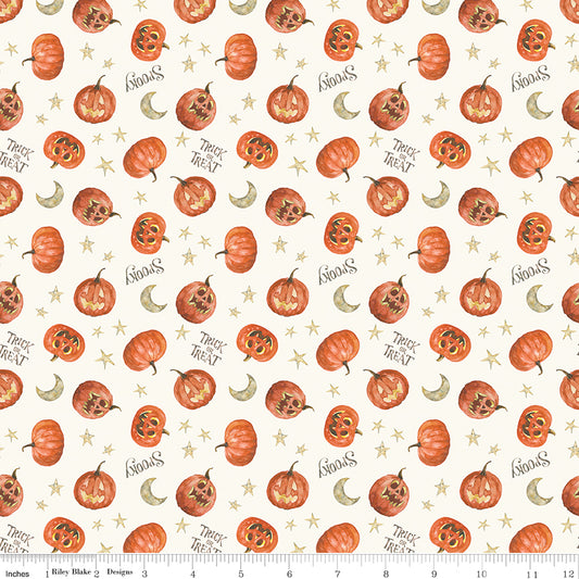 Trick or Treat ~ Pumpkin ~ C15964-CREAM