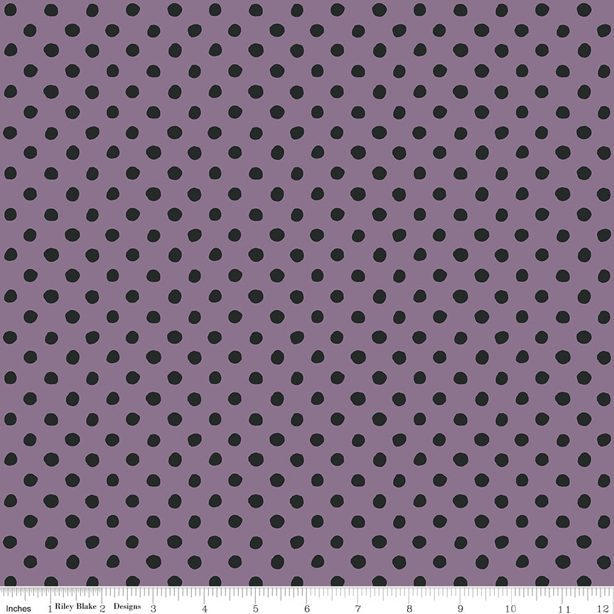 Trick or Treat ~ Dots ~ C15966-PLUM