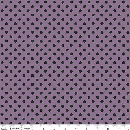 Trick or Treat ~ Dots ~ C15966-PLUM
