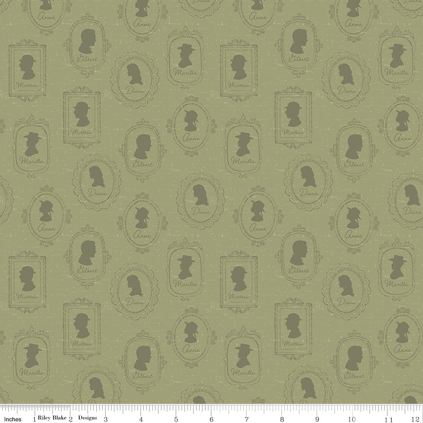 Anne of Green Gables™ 2 ~ Silhouettes ~ C16123-GREEN