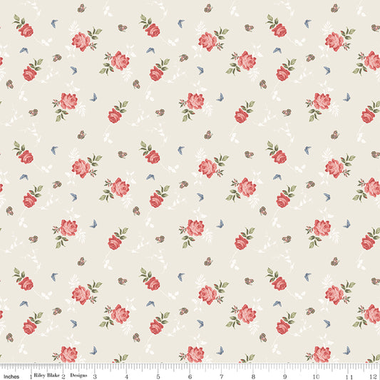 Anne of Green Gables™ 2 ~ Roses ~ C16124-CREAM
