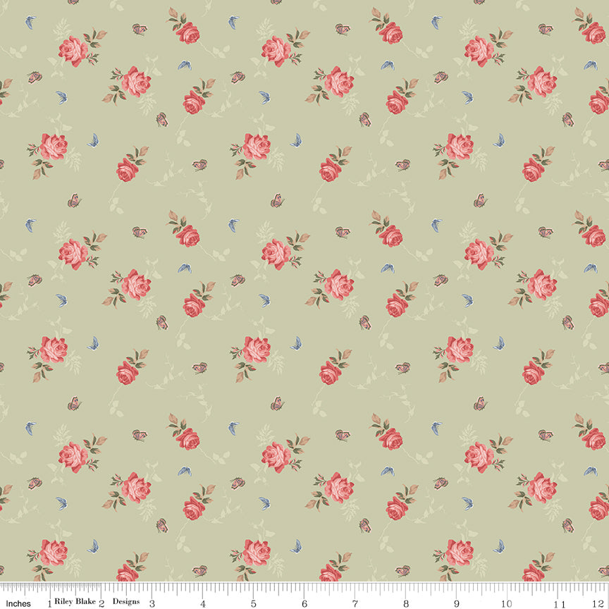 Anne of Green Gables™ 2 ~ Roses ~ C16124-SAGE