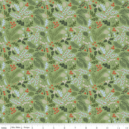 Santa's Tree Farm ~ Berries & Boughs ~ C16452-GREEN