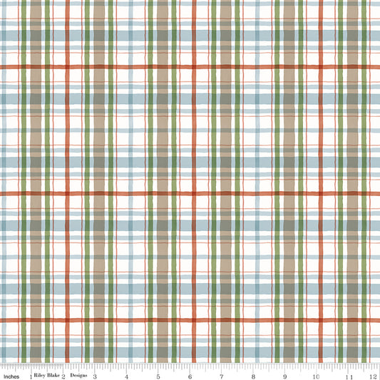 Santa's Tree Farm ~ Plaid ~ C16453-SNOWY